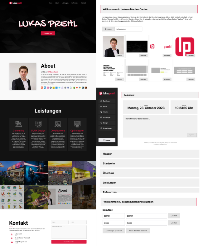 Portfolio Website Lukas Prehl